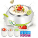 MAISHUTE [50 Bakterienpulver + 3 Minuten Tasse] Joghurtmaschine für den Haushalt voller automatischer Multifunktions-Mini-Natto-Maschine Reiswein Fermentationsmaschine High-End: Stahlgall + 3 Minuten Tasse + 30 Phage Pulver