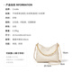 蔻一（Cnoles）包包女包2025轻奢斜挎包奢品高级感单肩包七夕情人节礼物送女朋友 白色-新款节日礼物送女生