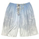Sulai Sommer Herren Silk Big Shorts Beach Hosen Freizeitheim Pyjamas Hosen Mulberry Seide Loose Plus-Size-Shorts Fluoreszenzgrün 13977 Doppelkrepp 130-185jin [Jin gleich 0,5 kg] Alle Größe