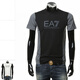 Emporio Armani Ea7 Armani Herren trendy Farbbündel runden Nacken Kurzschlärm T-Shirt 6DPT23 PJVPZ Khaki 1713 2xl (Hongkong Warehouse)