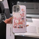 Olpay Flower Vision Judy Nick Convient pour Apple 16pro Couleur mate Silver Huawei Mate Cartoon Mobile Phone Case iPhone15p Transparent White-GH9215 METTERS Affichage de fond Judy Oppore0pro