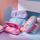 Kaooseen Primary School étudiant crayon crayon mignon fille coeur laser grande capacité crayon kulomi mélodie enfant apprenti