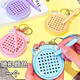 Cat Magnetic Fun Stahl Ball Malerei Brett entpackt kreativer Keychain-Cartoon-Spielzeug Beste Freunde Paar Bag Anhänger Magnetische kleine Malplatte [Hängende Manschette und 1 Stift]-Blau keine Spezifikationen