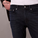 Calvin KleinJeans【凉感】25春夏新款男士休闲通勤ck弹力修身牛仔裤4RAB727 0R7-牛仔深蓝 33