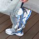 ASICS GEL-NIMBUS 10.1 Retro Trendy Men's Shoes Automne and Winter Casual Running Shoes Femme 1203A543-101 Blanc et bleu 1203A543-400 Bleu et noir 37,5