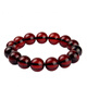 Mochen MOEYCIOR first generation 7A grade natural amber blood amber bracelet blood amber round beads for men and women amber raw mineral beeswax bracelet 26mm single circle men's model