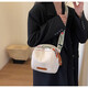 Sac à corps croisé orange sac coquille de nylon féminin de grande capacité Nouvelle sac à épaule décontractée sac mobile beige sac beige coquille beige sac