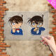 Rida Conan 2D animation Kudo Shinichi car sticker drawing marks to cover the decoration electric car safety helmet main case A model height 15 cm F4865