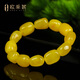 OUCERNY beeswax bracelet, one thing, one certificate, one picture, unique product, natural amber non-optimized, random and dense chicken oil yellow bracelet, natural and unique product, one thing, one certificate, 30.15g