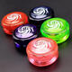 Qili Colorida Ghost Hand 2a Yo-Yo-Children's Swilling Live Sleeping Yo-Yo-Yo-Yo Segencero Top Basic Rotario Bola de bola yoyo Toy D3 Transparente Purple