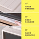 
LDVEP storage box drawer clothes finishing box transparent plastic clothing storage box wardrobe layered artifact storage box C3523 [deep 45*width 35*height 23CM]