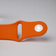 Apple/Apple Watch Serie 9 Smart Watch GPS+ Cellular Modell 41mm Silber Edelstahl Hülle Hermes Orange Sportsgurt mrqe3ch/a