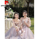 Pierre Cardin Pink Bridesmaid Dress 2025 New Summer Fairy Sisterhood Evening Dress Bestie Long Dress Feminine Slim A Style Medium Long Style XL