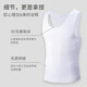 Traceless lightweight ice silk sports vest vest for men high-end loose hurdle waistcoat quick-drying sleeveless t-shirt for men white L