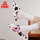 PEAK Slippers Pink Couple New Spring and Summer Sports Flop Women's Outdoor Beach Shoes Women's Shoes White/Black/Pink 41