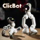 Clicbot Robot Robot Robot Robot Toy Máquina de empalme modular Dog Children Adultos Regalo SF Programación avanzada Robot + Módulo de prueba de rango