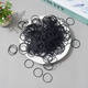New Kapibara hair clip cute children's hair clip bangs clip headdress girl heart sweet girl hair accessories [200 black rubber bands]