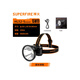 
Shenhuo headlight strong light charging super bright head-mounted lighting for ultra-long battery life long-range special night fishing fishing lamp miner HL55 mini model (fixed focus-3W)