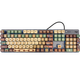 罗技（Logitech）K845机械键盘背光有线键盘 游戏电竞键盘 茶青红轴键盘DIY键帽 办公游戏键鼠套装 全尺寸104键盘 K845-卡皮巴拉键帽 青轴