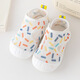 Xinnan Baby Sandals Herren Sommer Kleinkind Schuhe 0-1-2 Jahre alte Babyschuhe weiche Sohle Baby Mesh Girls Schuhe weiß hohl Kleinkind Schuhe Größe 17 (innere Länge 13,5 cm)
