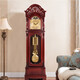 Honghe floor clock living room European watch solid wood pendulum clock simple mechanical retro high-end light luxury high-end household clock 9922 mahogany color rich flowers bloom Polaris 31-day movement