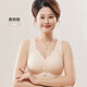 Junna mom's middle-aged and elderly front-button underwear thin section without rims bra vest style seamless large size bra anti-2198 (pinch) # - silver gray 2XL40/90 (130-150Jin Jin is equal to 0.5 kg)