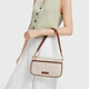 CHARLES&KEITH25夏季新品链条绳结包挂小方包腋下包CK2-20271647 Taupe Canvas米色/灰褐色 S