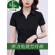 Ajld Bamboo Fiber Professional White Flore White Women's Черная рубашка с коротки