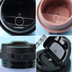 Shi Yunling trifft Yuanqi Thermal Tasse Deckelzubehör LHC3249/3271 Kaffeetasse Bounce Deckel Weiß Schwarz