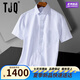 
TJQ high-end 2025 summer short-sleeved men's casual shirt middle-aged and young fashion lapel half-sleeved real pocket shirt men's clothing DX6630 DX6630 M /165 [Recommended weight] 100-120Jin [Jin equals 0.5 kg]