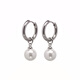 Nilan Fat Donglai same style pt950 platinum pearl earrings PT950 freshwater women's 18 fashion earrings Valentine's Day 520 platinum pearl earrings