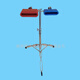 
Master Chen folk music strikes bass bangzi jazz drum plastic cowbell opera troupe wooden fish combination red and blue bangzi + small trumpet bracket + drum stick