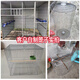 Zhongsenweit galvanized long-hole pigeon cage wire mesh fence for breeding chickens, pigeons and rabbits, homemade birdcage window sealing protective grid 30cm high - 1.1X10cm hole - wire 1.8 thick 1 meter long
