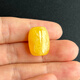 Yuzhi 1 item 1 certificate 1 shot natural raw mineral Russian beeswax barrel beads transfer beads amber single beads chicken oil yellow with beads G9939 treasured orphan product 3.11 grams
