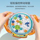Shantoulin Village Children's Brain Thinking Training Toys 8-12 years old 3 to 6 to pass the gaps interactively to train children's concentration Gear Maze Disc-Blue