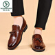 Woodpecker Matte Cost Chaussures en cuir masculin Flat Shine Flat Forme Formelle Point Toed Mariage Casual Wedd