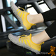 GPHF Japanese Comprehensive Training Shoes Women's Gym Treadmill Squat Jump Rope Training Shoes Silent Shoes Indoor Rock Climbing Shoes Power Shoes Yellow 35