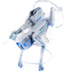 Biansheng Science and Education AI Intelligente Roboterhund -Voice -Sprache Künstliche Technologie -Programmierjunge Elektrische Fernbedienung Kinderspielzeuggeschenk [Technologie White] AI Intelligent Roboter Dog Geschenkbox Schießen + Gesang und Tanzen + Programmierung