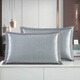 Moos Sommereis Seidenkissen Fall einteilige High-End-Haushaltsmatte Cool Kissen Kernkoffer 4874 cm 48 cm Eisrebe 679 Kohl einteilige Kissenhülle Waschblech Style (Quilt Cover 150*200 cm)