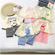 
Children's pajamas and home clothes set pure cotton summer new style boys air conditioning clothes girls' clothes summer children's clothing J43 90