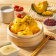 Xibei Youniancun Golden Gourd Red Bean Roll 390g 8 Stück, sofortige Nudeln zum Frühstück, praktisches Frühstück, grobe Körner und gemischte Körner