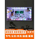 
2024 new perpetual calendar electronic clock decorative wall clock painting calendar electronic watch living room bedroom frameless mute double money home and background color change light 691 green 31 cm high 41 cm long no background light) 2