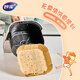 Miaojie original color air fryer special square paper plate 35 pieces, barbecue plate oil-absorbing paper for baking, double-sided natural color silicone oil paper