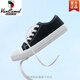 Región occidental Camel Spring Full Black Labor Protection Shoes Cake Cape-Up Flat Flat Work Zapatos Menores Casadas de hombres Zapatos de moda DC-X6621 Sitio web oficial de marca oficial de cámara negra 35 35
