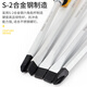 STANLEY screwdriver with one-shaped cross strong magnetic force, whole body screwdriver screw-cone hexagonal cutter rod can tap soft handle alloy steel Cross#2x100mm 61-880-23