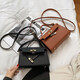 Neue Art von Frauentaschen für Frauenschlösser und modische Frauenbeutel für Frauen -Umhängetaschen für Frauen neuer Crossbody -Taschen Khaki
