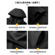 JEEP SPIRIT Jacket Men's Three-in-One Outdoor Fleece Mountaineering Jacket Men's Winter Coldproof Jacket Men's Black XL