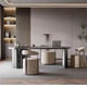 
Light luxury modern household living room large round stool backrest negotiation bedroom table and chair high-end tea table stool chair dressing stool [Original] cat claw skin - carbon steel