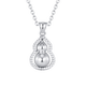 Bank of China Yijin pt950 gourd platinum pendant women's necklace platinum Fulu pendant birthday Valentine's Day gift for girlfriend and wife gourd pendant about 3.6g free S925 silver chain