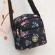 New spring bag fabric crossbody bag coin purse mini small crossbody bag women's mobile phone bag three pull small handbag Yunzhi 2016 black